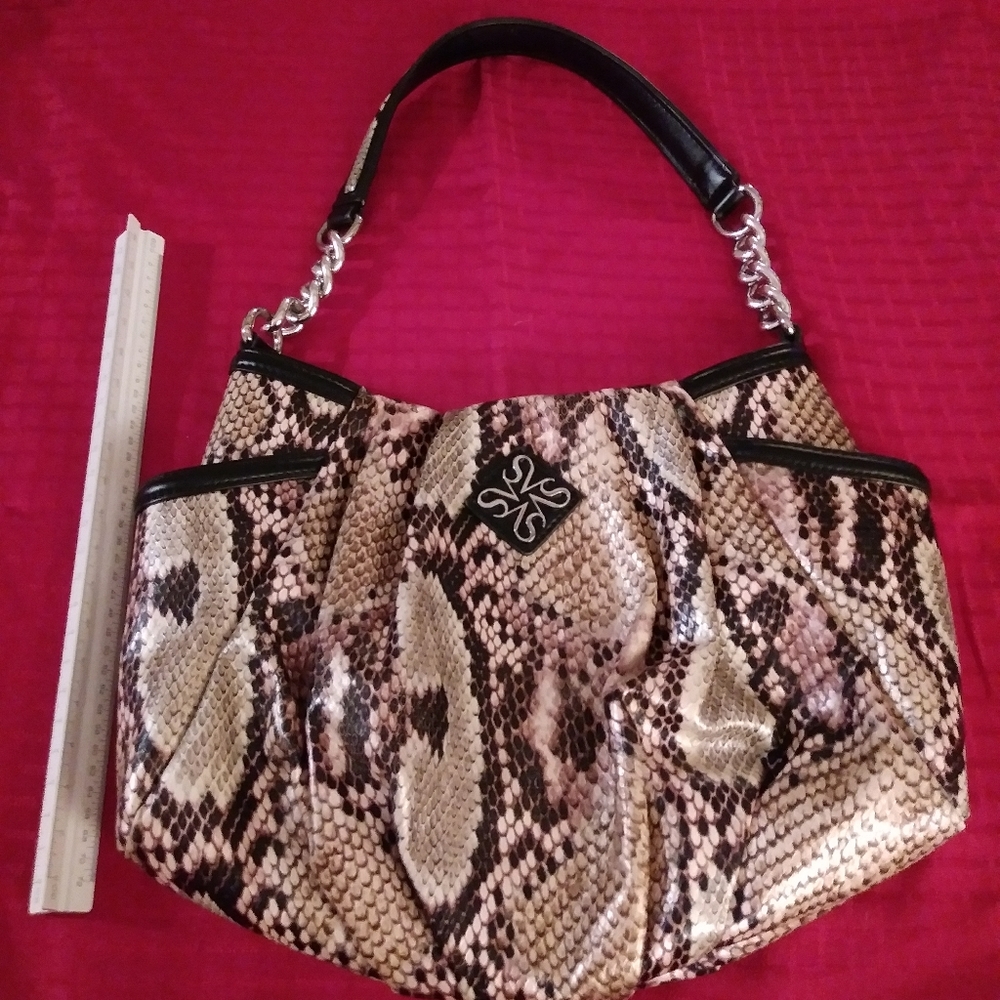 Simply Vera Vera Wang Snakeskin Shoulder bag